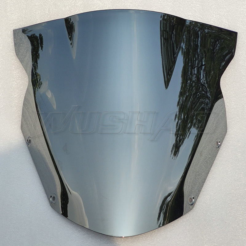 Pare-brise de moto en Iridium noir fumé pour Kawasaki Ninja R 650R ER6F EX650 C D, 650 ER-6F