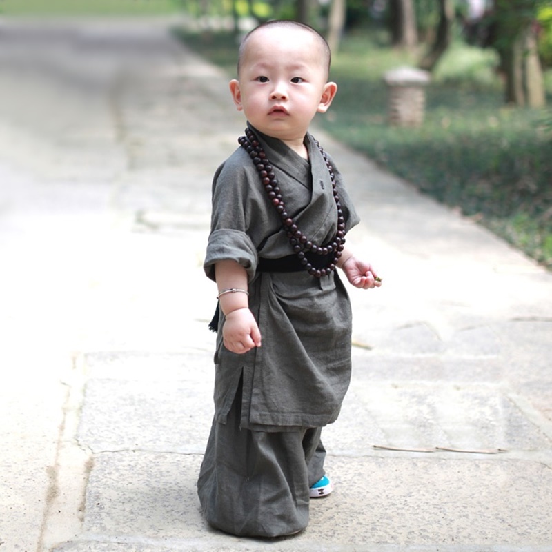 Buddhist monk robes clothing costume shaolin monk clothing buddhist monk clothes uniform meditation clothing TA523