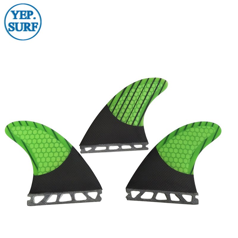 thumbnail image 2 of UPSURF FCS 2 Fins Surfboard Fin PM-M Tri Fins Honeycomb 2 of 13