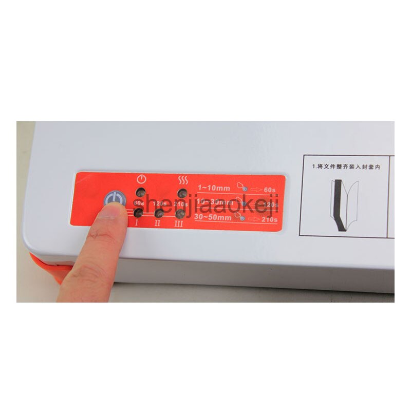 5CM thickness melt binding machine financial tender contract automatic small electric binding machine