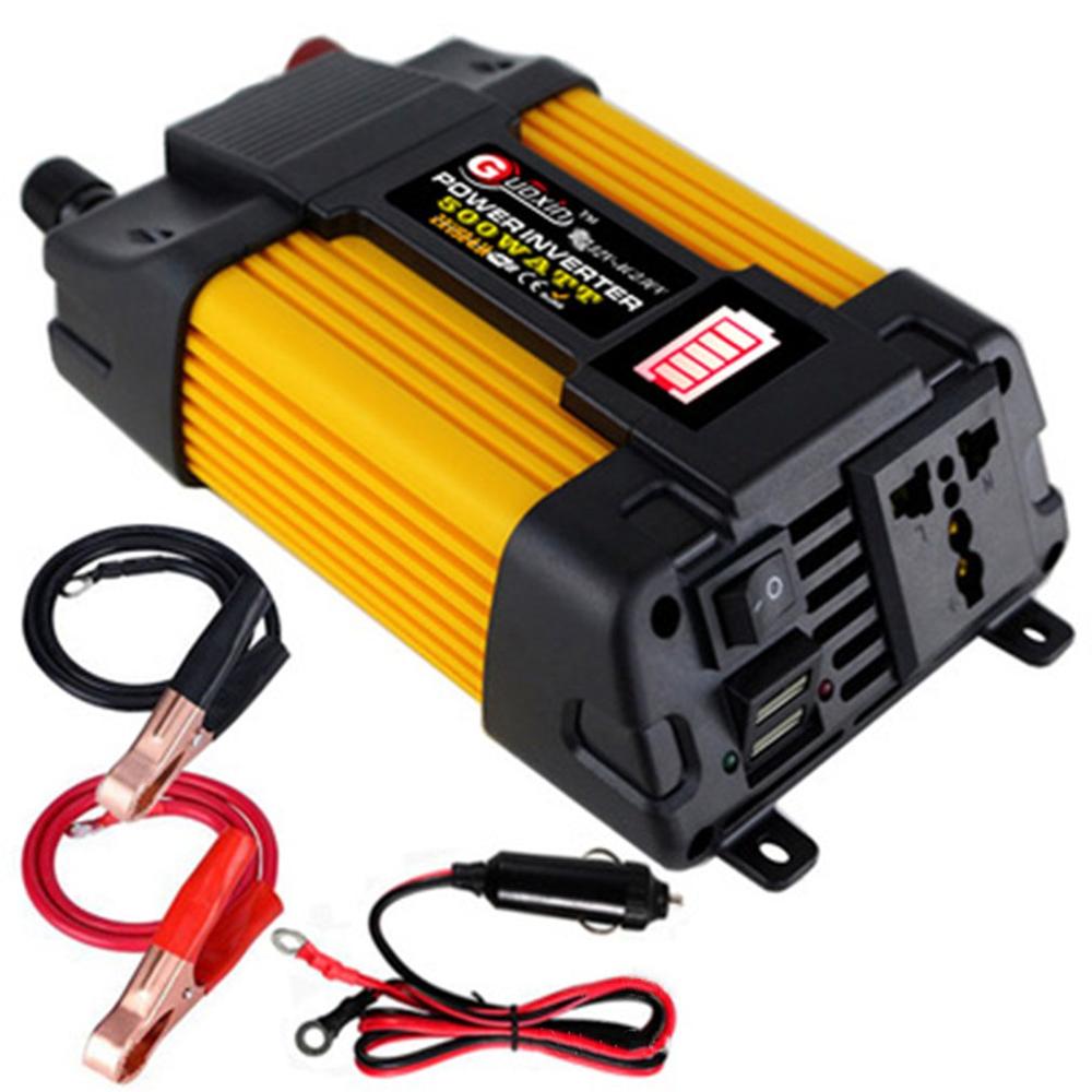 Vehicle Conversion Inverter Led Display Dual Usb C... – Vicedeal