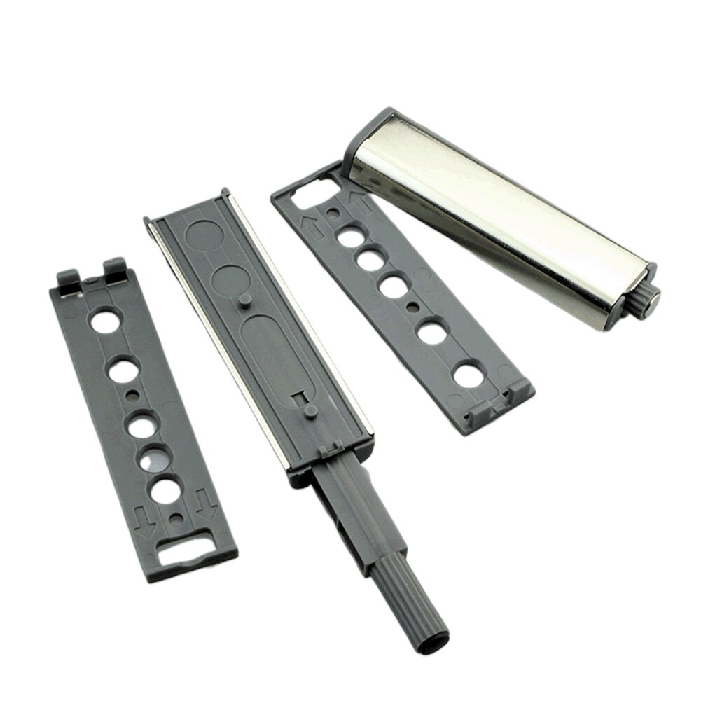 10pcs Stopper Damper Buffer With Screws Latch Magnetic Door Catch Stainless Steel Push To Open Drawer Hinges Hardware Cupboard