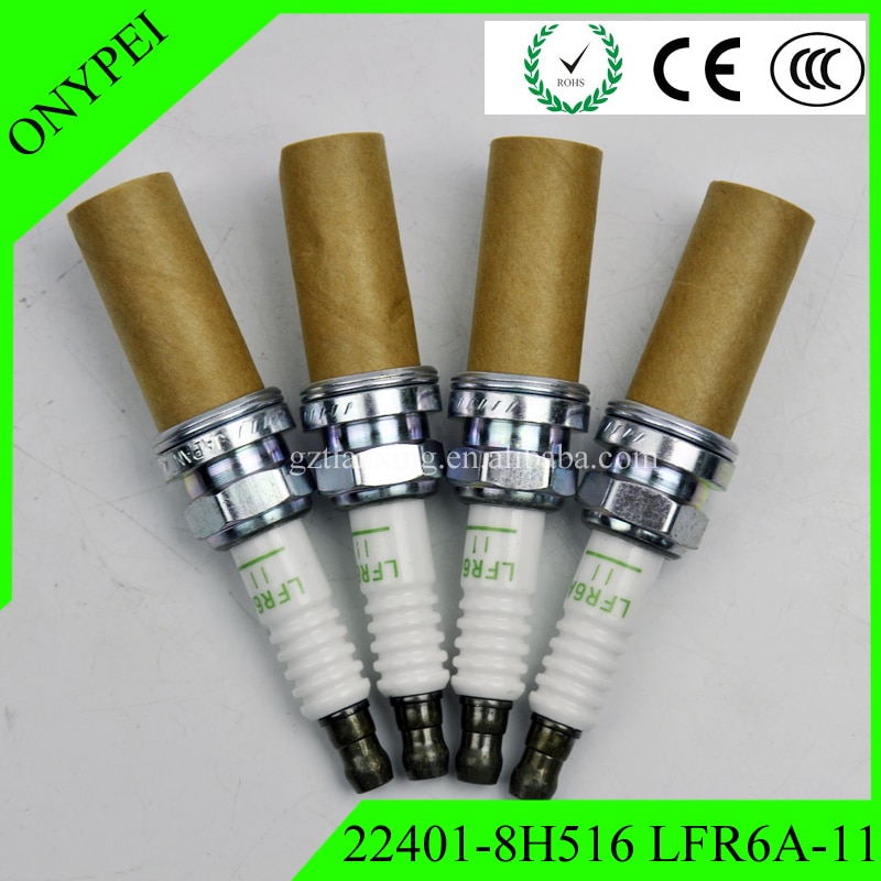 4-6pcs 22401-8H516 LFR6A11 3672 Spark Plug For Yamaha F115 F225 F250 F300 Nissan Almera Primera LF115/250/300 LFR6A-11