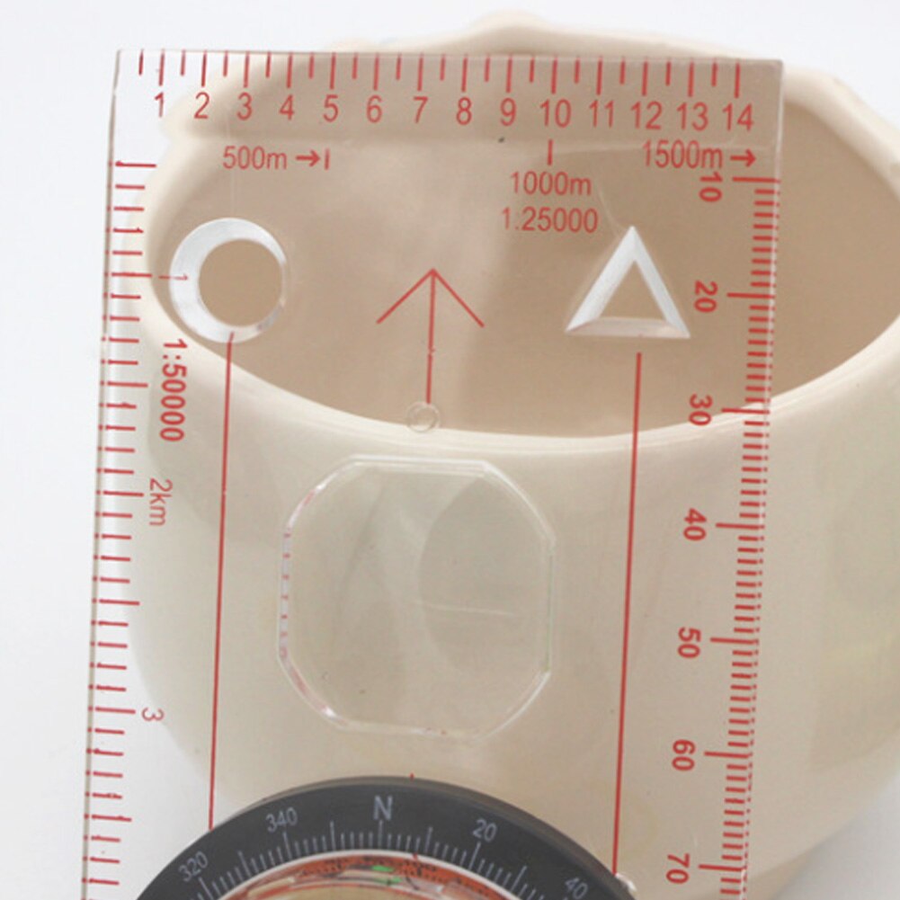 Scout Hiking Camping Compass Map Compass Reading Orienteering Ruler Portable Survival Tool For Walking Camping Mountaineering