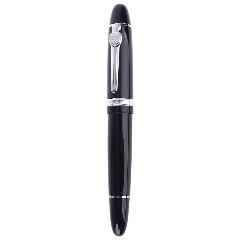 Le tout nouveau stylo plume jinhao 159 noir et argent, plume m épaisse