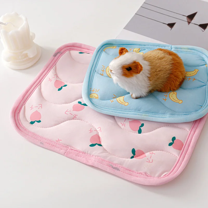 Zacht Klein Dier Ademend Kussen Dik Cool Bed Cavia Chinchilla Rat Konijn Nest Huis Bed Nest Kooi Slaapmat