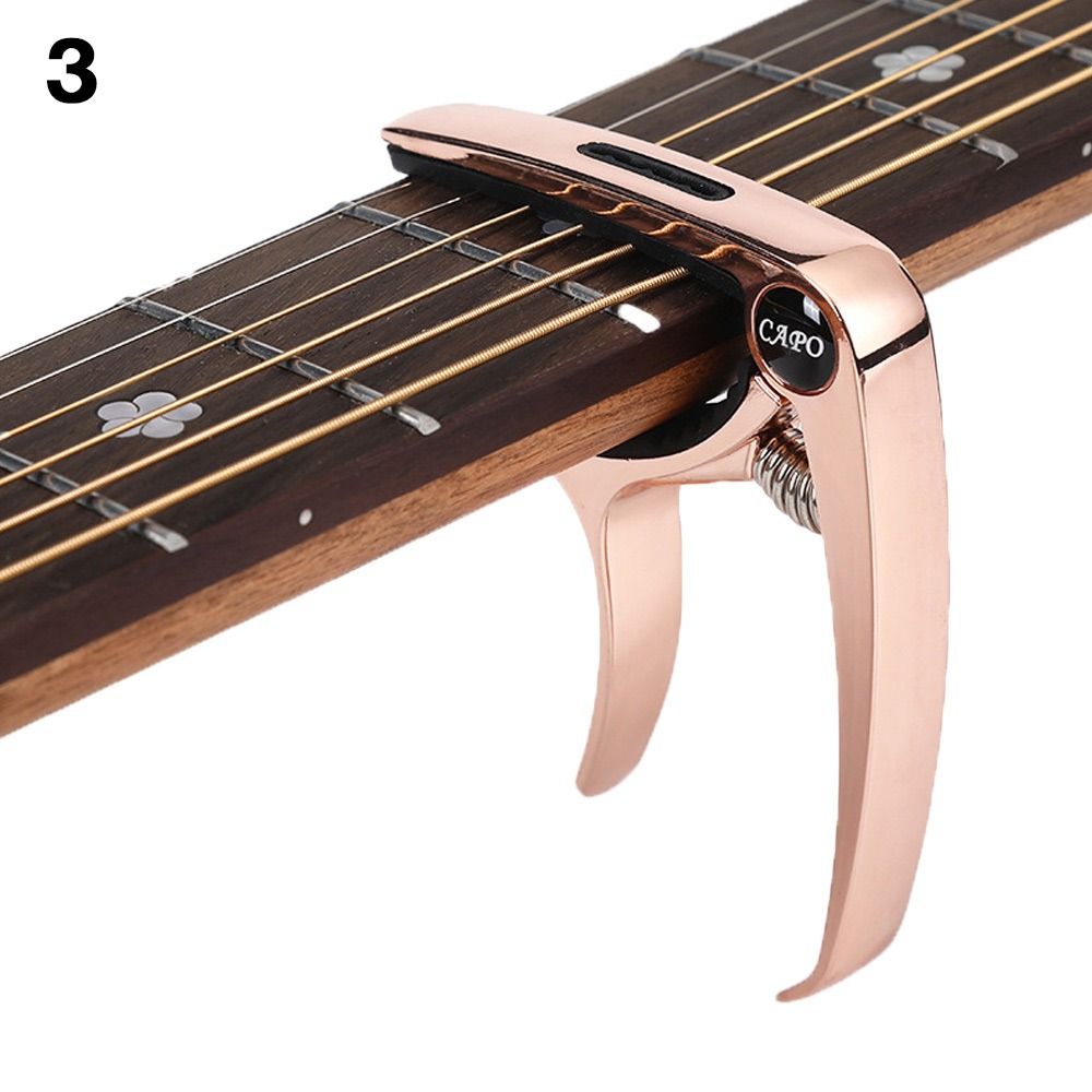 Gitaar Capo voor Akoestische Klassieke Elektrische Gitaar Toonaanpassing Metalen Stemklem Gitaaraccessoires Capotraste Quick Change Clip