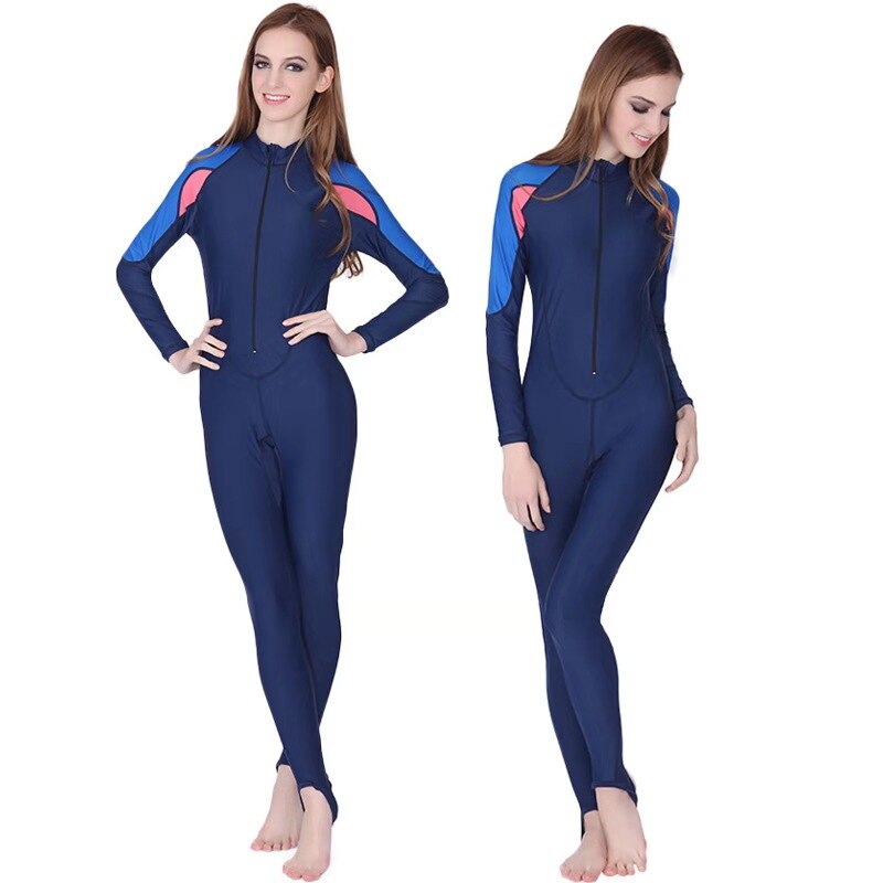 SBART UPF50+ Lycra Surfing Rush Guards Women Men Long Sleeve One-Piece Spearfishing Swimming Scuba Diving Surfing Rush Guards