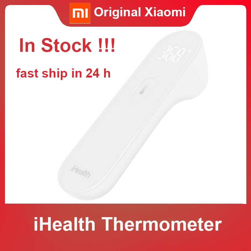 Original Xiaomi Mijia iHealth Thermometer Digital Fever Infrared baby kids Thermometer Non-contact Forehead temperature tester