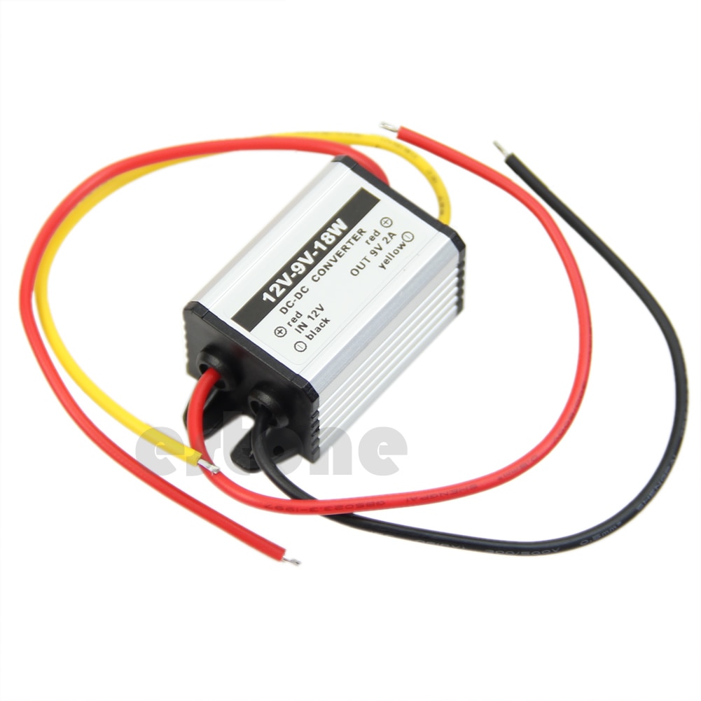 Convertidor de CC a CC, 12V a 9V, a prueba de agua