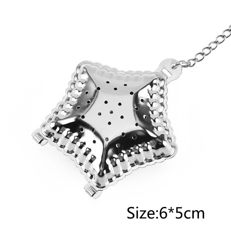 1PC Tea Infuser Coffee Stainless Steel Kitchen Gadget Tea Strainer Spice Filter Diffuser Kitchen Tools Popular Herb: 7