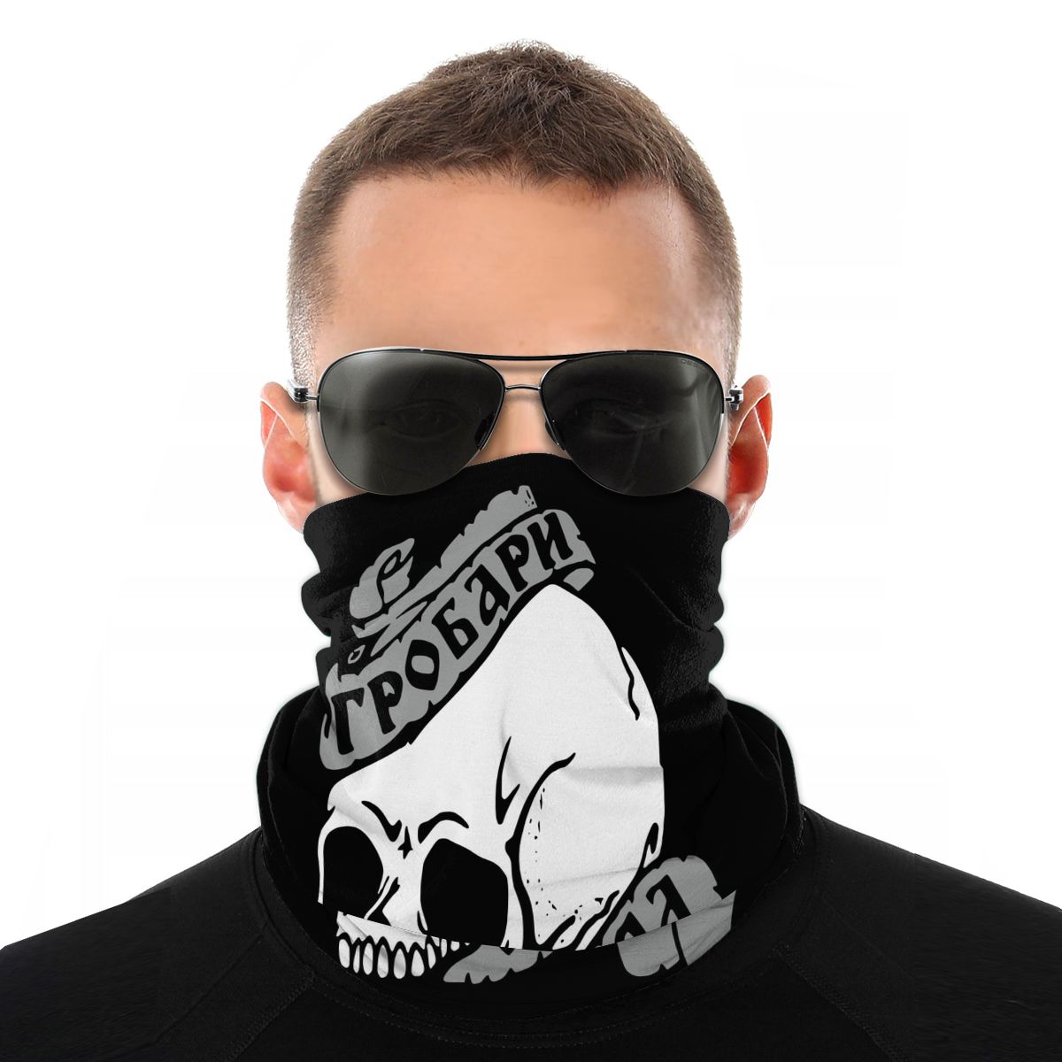 Grobari Serbia Partizán Belgrado Beograd Ultras Sxx mujer tendencia Original hombre música estilo holgado bufandas pañuelo: Default Title