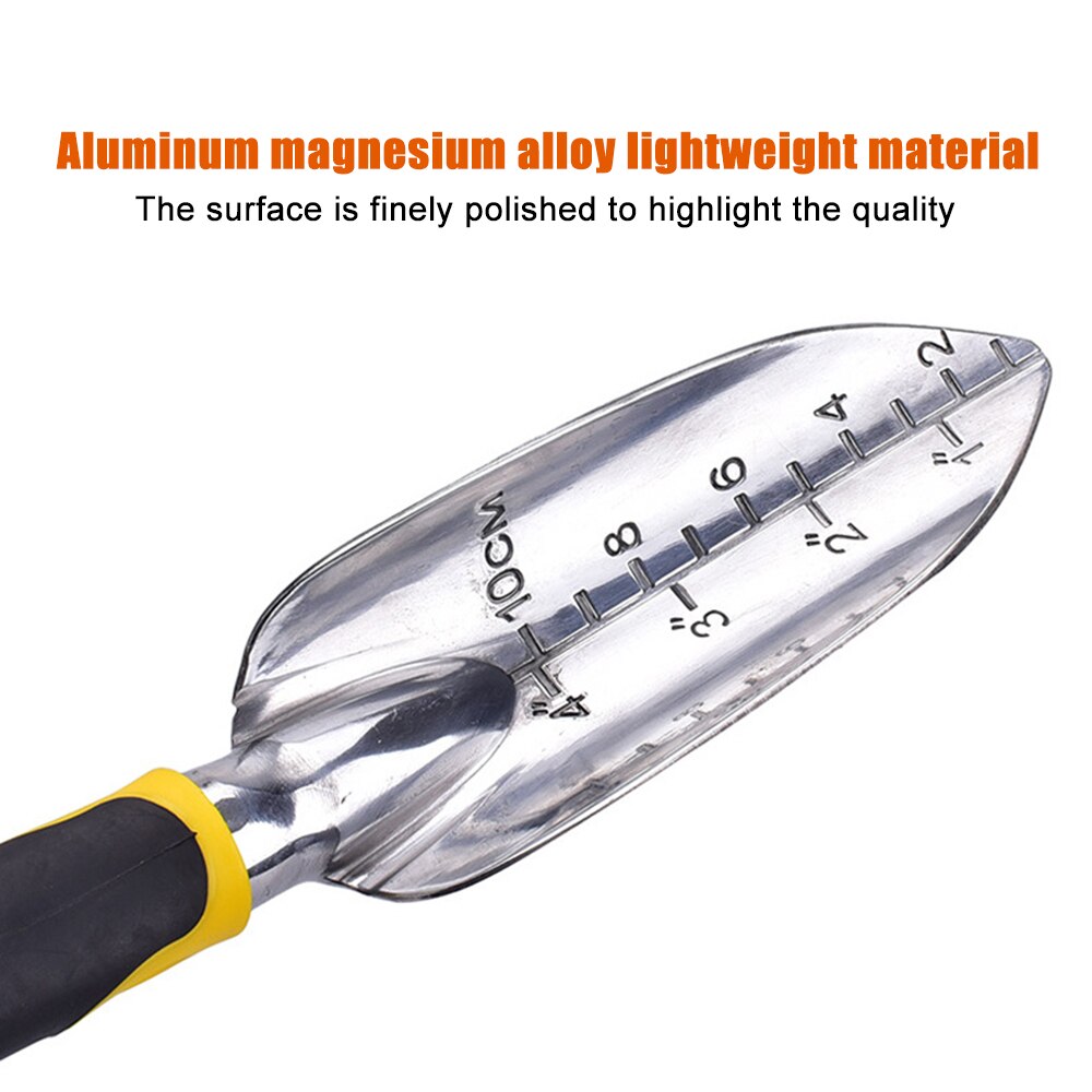 1Pcs Garden Weeder Shovel With Scale Hand Weeding Removal Cutter Dandelion Digger Puller Stainless Steel Shovel Scale Hand Tools