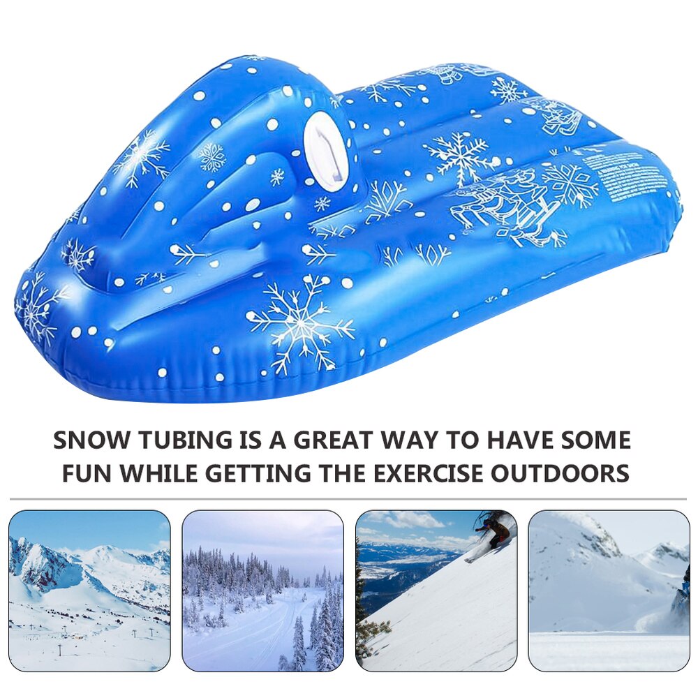 Inverno Tubo di Neve Gonfiabile in PVC Fiocco di Neve per Bambini Neve Slitta di pesante dovere Cerchio per Lo Sci Pattinaggio Neve Giochi