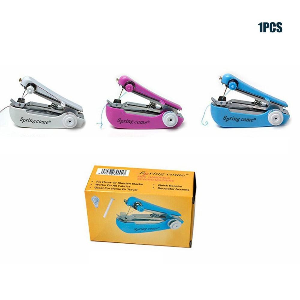 Portable Mini Handheld sewing machine Stitch Sew needlework Cordless Clothes Fabrics Electric Sewing Machine Stitch