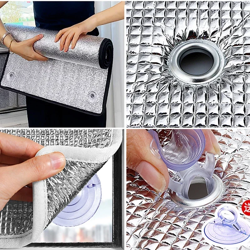 Sun Shade Protector Pad Room Window Sunshade Covers Sun Protector Thick Insulation Film Shading Film Sunshade Aluminum Foil