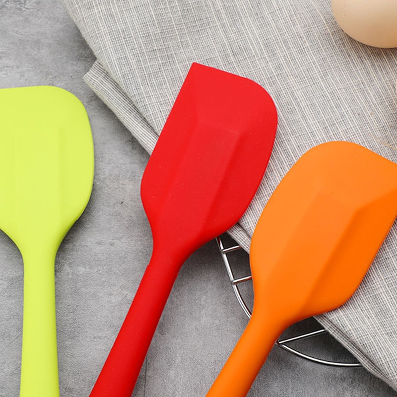 Accesorios de cocina, espátula de silicona antiadherente, espátula para crema, mantequilla y tartas espátula para mezclar masa, utensilios para pasteles
