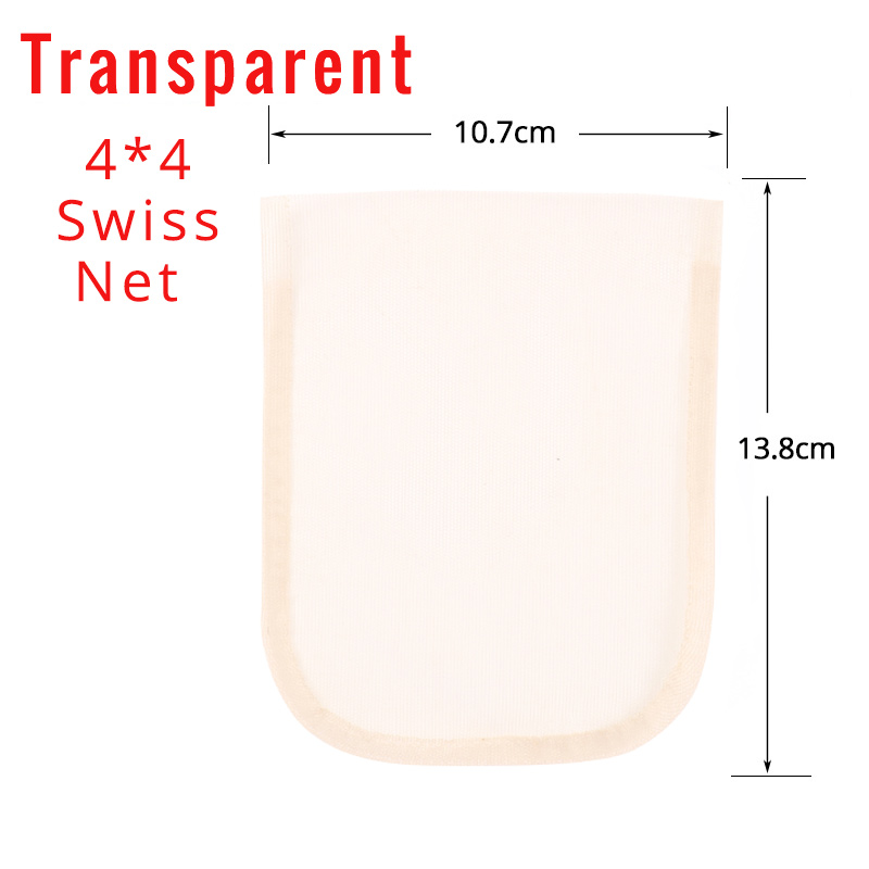 Nunify 1 Stks/partij Goedkope Hd Kant Voor Pruik Maken Diy Pruik Maken Accessoires Haar Tools Zwitserse Kant Haar Netto 4pcs Houten Pruik Naald: transparent 4x4