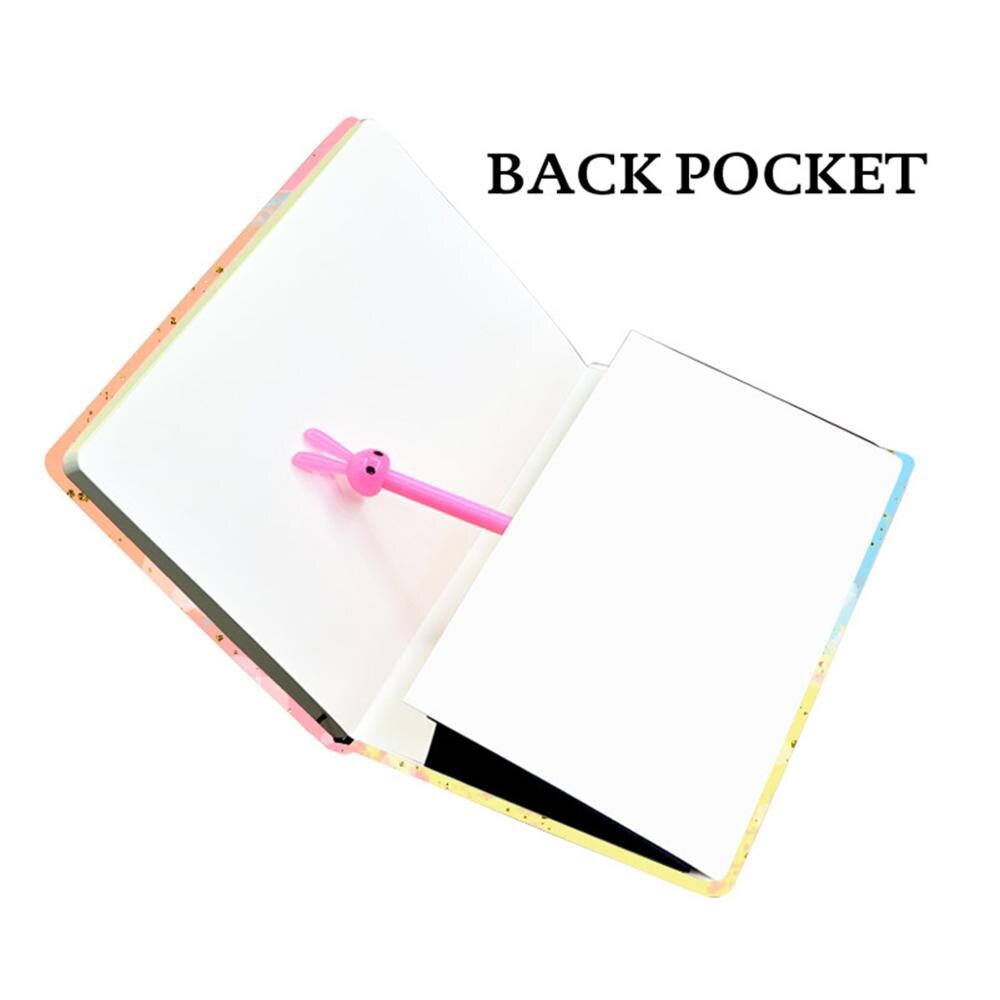 A5 160gsm Bullet Dotted Journal Love Bubble Hardcover Notebook Travel Diary Planner With Back Pocket