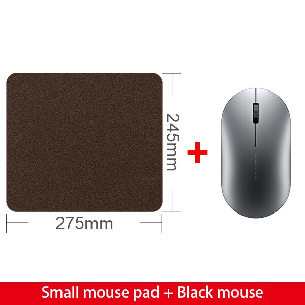 Original Xiaomi Maus Tragbare Drahtlose Spiel Maus 1000dpi 2,4 ghz Bluetooth Maus Link Optische Maus Mini Metall Maus: Black Set S