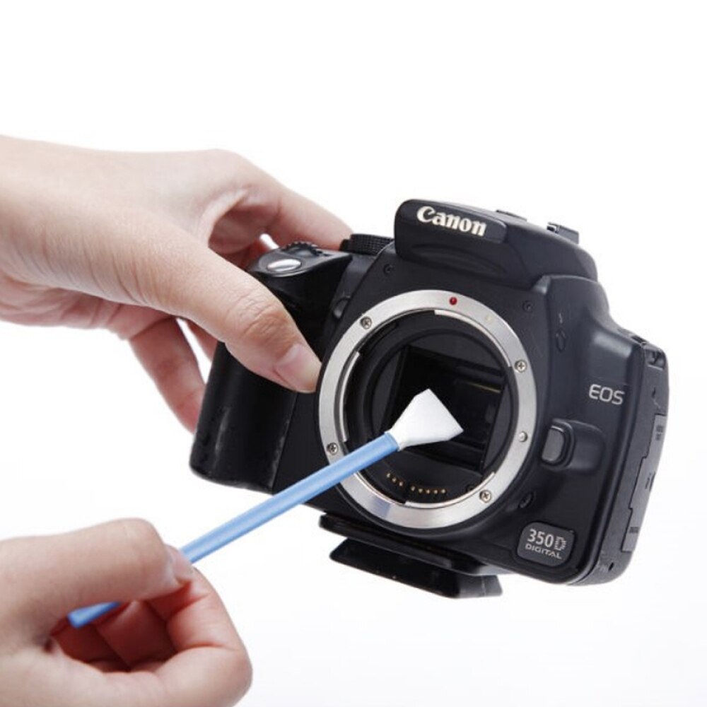 APS-C Frame Sensor Cleaning Kit Updated Packaging 10pcs 16mm Swabs Plus 10ml Fluid for CCD/CMOS Digtial Camera.