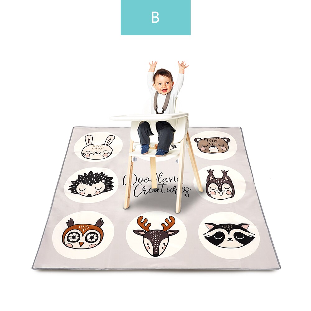Glücklich Flöte Baby Spielen matt, Baby Krabbeln matt Tragbare Wasserdichte, Anti-Unterhose Klapp matt Playmat Für Baby drinnen Oder draussen Verwenden: SMT105-B