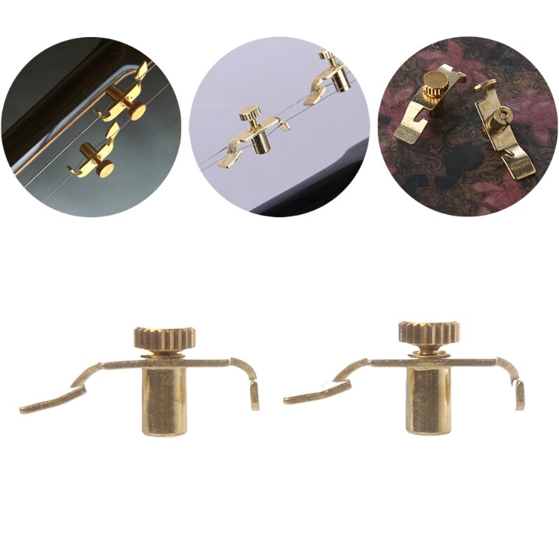 1 par gyllene precision erhu finavstämmare strängsvarvningsjustering