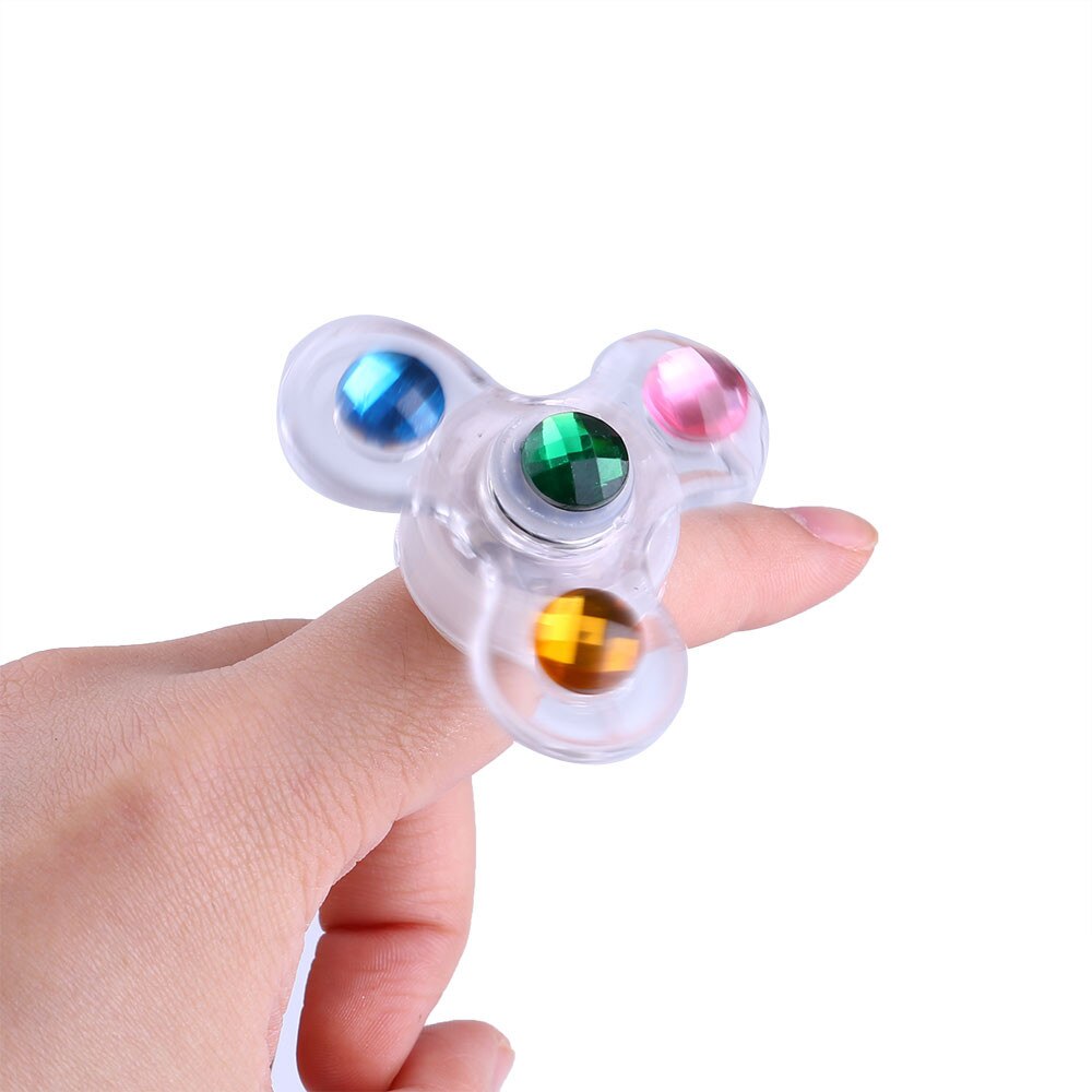 Early Education Toys Learning Toys For Children Children's Luminous Ring Manual Rotating Soft Plastic Flash Gyro Ring NewW930(5): Gold