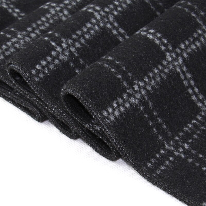 Winter Wol Sjaal Voor Mannen Luxe Sjaals En Wraps Klassieke Bufanda Hombre Warme Plaid Wol Sjaals Mannelijke Mode Echarpe