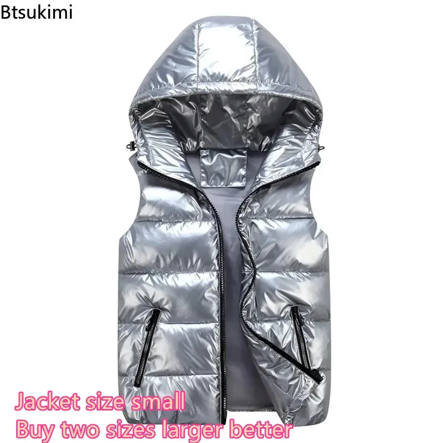 Heren Capuchon Vest - Lichtgewicht Waterdicht Casual Parka Vest met Zakken - Polyester