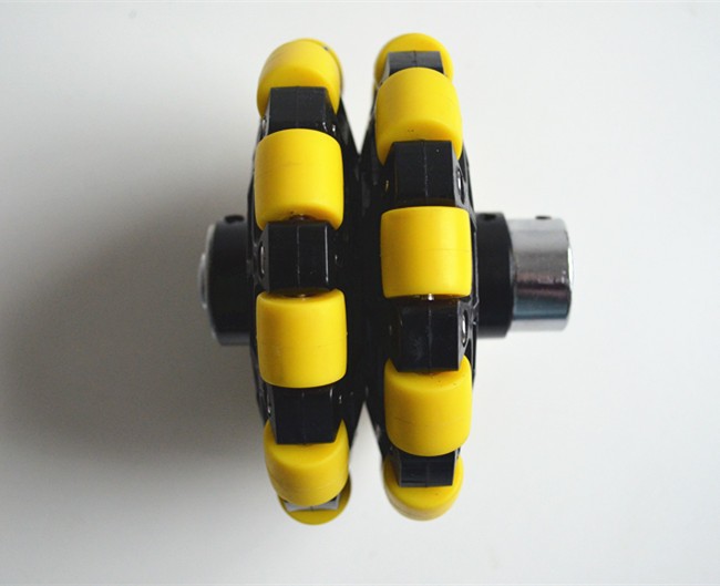 125mm w/ Coupling 6mm Bore Omni-Directional Wheels for Mobile Industrial Equipments