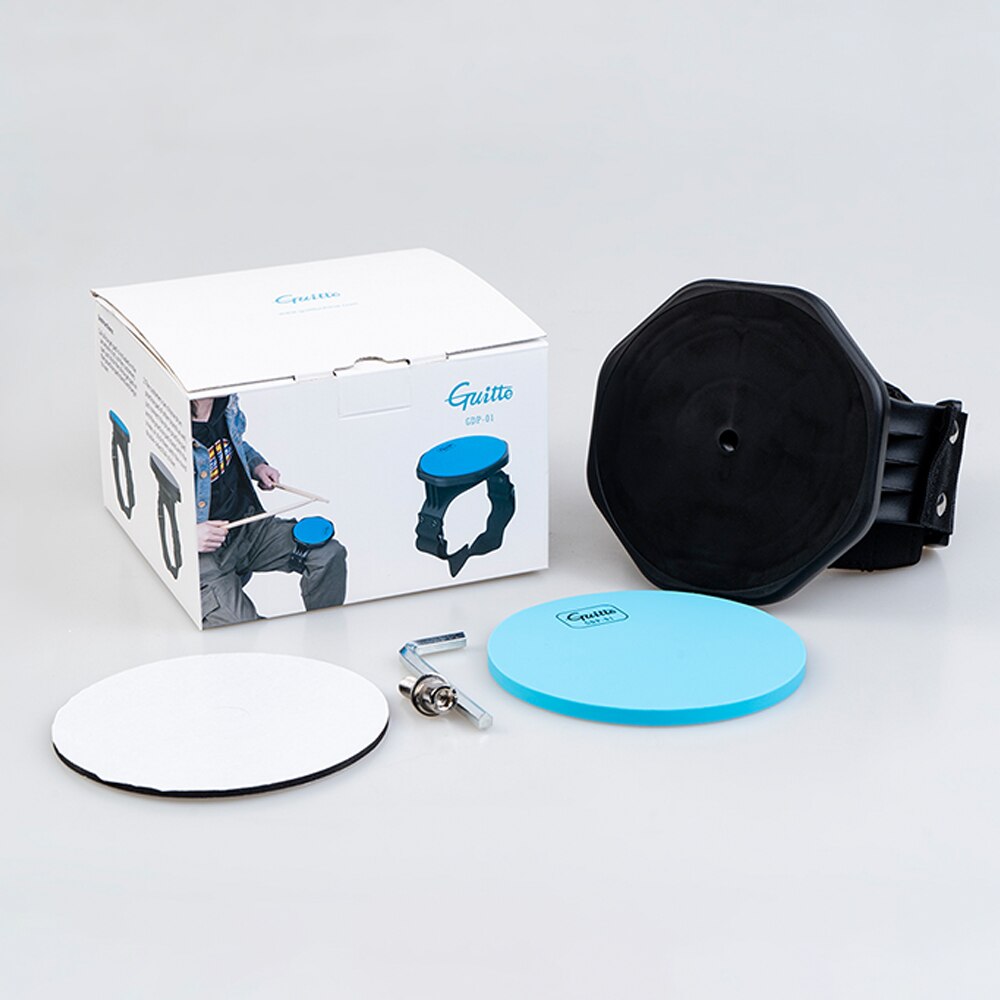 GDP-01 Beginners Drum Practice Pad Training Drum Pad Rubber ABS Holder Stand Jazz Drums Exercise Percussion Instruments Parts