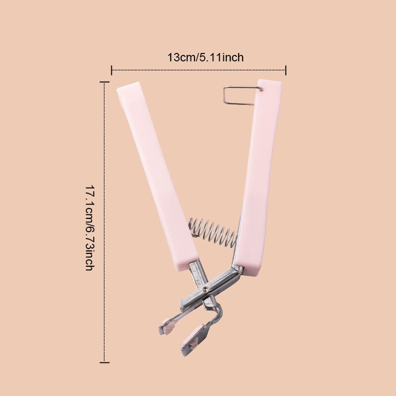 Hittebestendige Kom Houder Schotel Klem Pot Pan Grijper Clip Anti-Brandwonden Opvouwbare Kom Clip Tang Keuken Gereedschap Accessoires item: D Pink