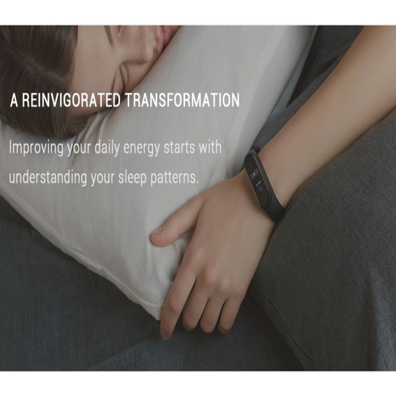 Pulsera inteligente M4 a prueba de agua con sensores corporales y Bluetooth PK Mi Band 4