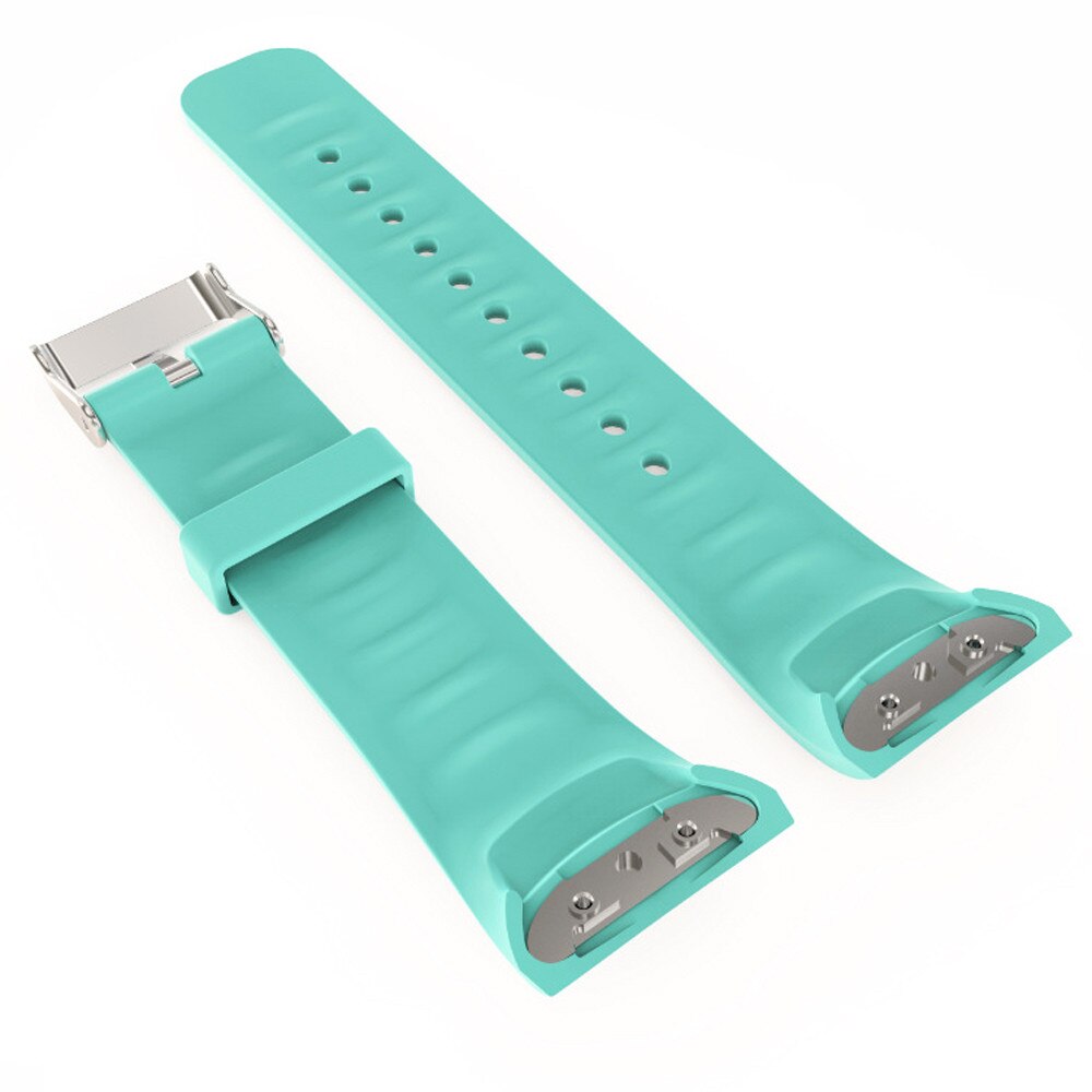 Bracelet en Silicone pour Samsung Gear Fit 2 montre de remplacement de sport bracelet de montre pour Samsung Fit2 SM-R360 accessoires: Teal green