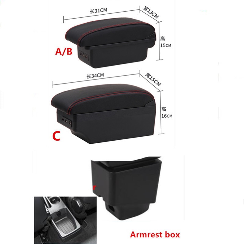 Voor Renault Captur Armsteun Doos