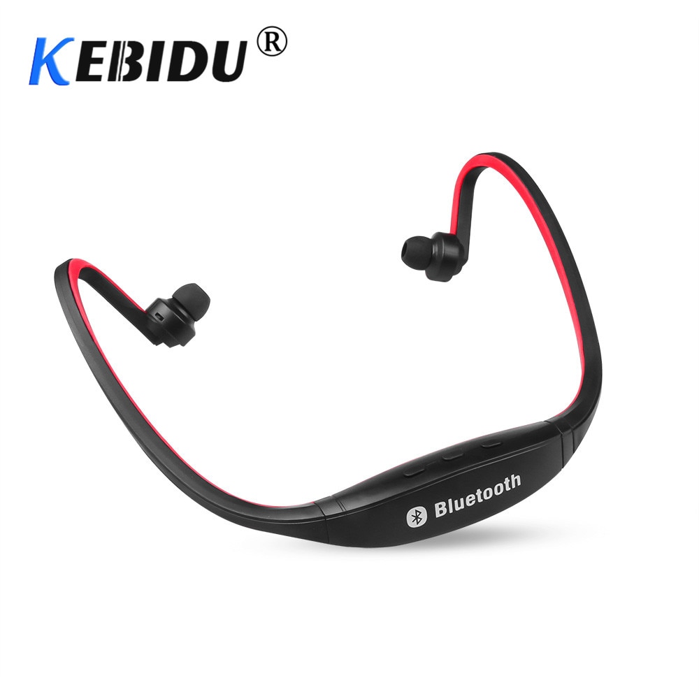 Kebidu bluetooth hörlurar trådlös stereo utomhus löparhörlurar headset med mikrofon för iphone för samsung för sport