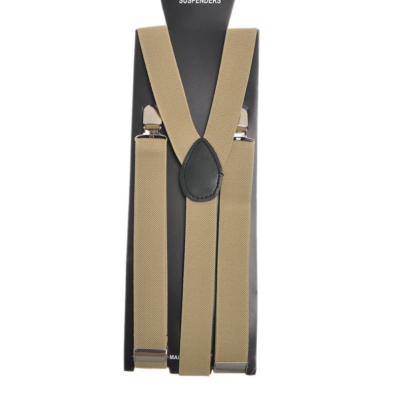 Justerbare elastiske seler til voksne unisex kvinder mænd y form elastiske clip-on seler 3 klips bukser seler