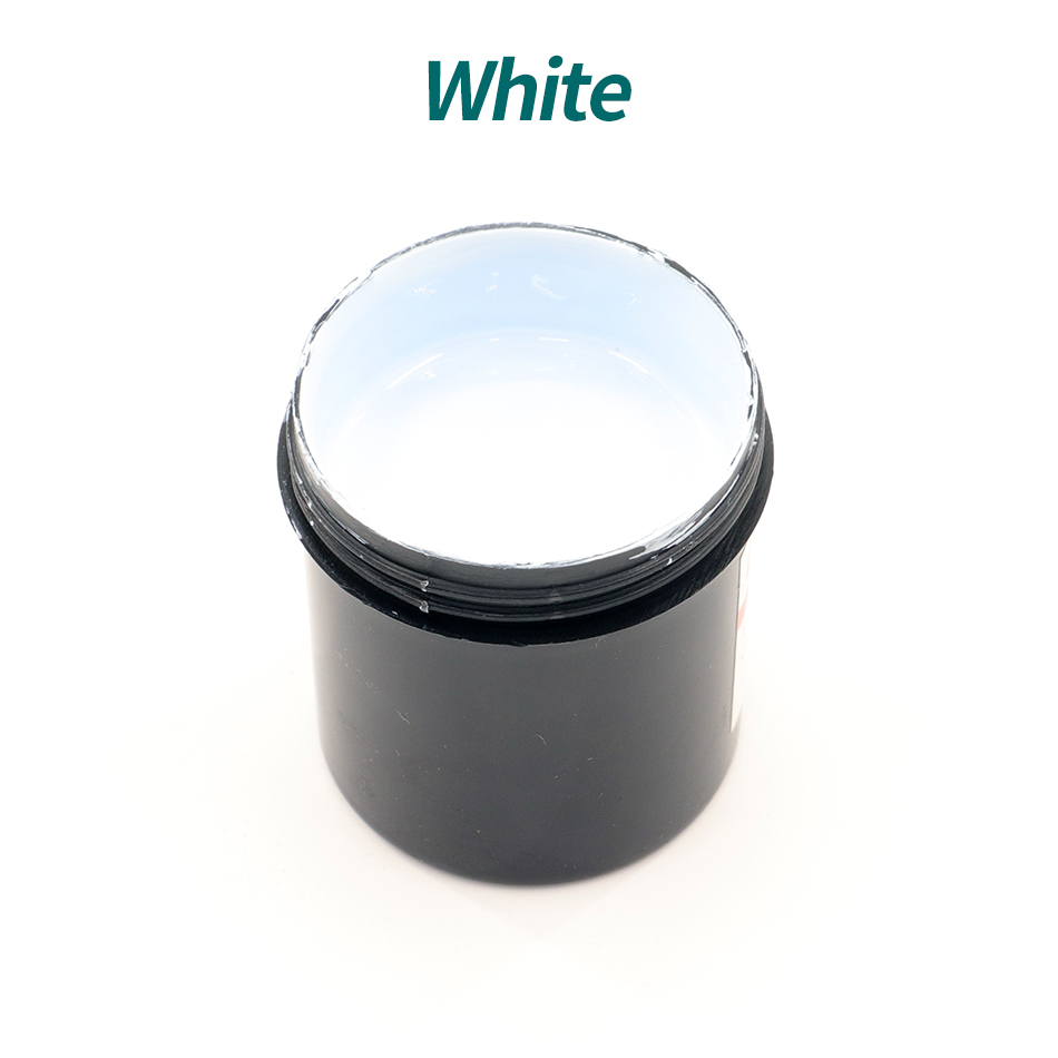 LED light solid metal ink UV glass ink UV screen printing ink various metal coloring: White