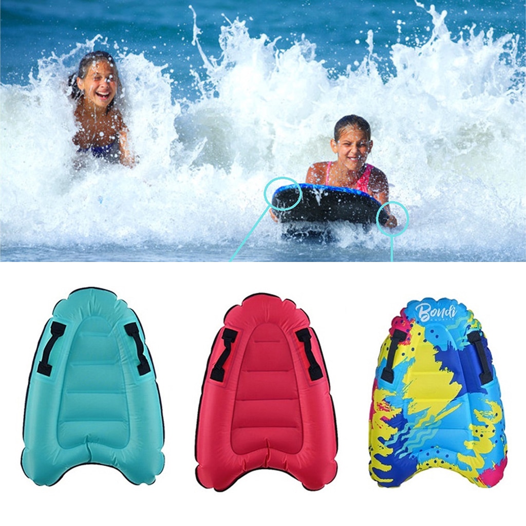 Bodyboards inflables para niños y niñas, tabla de Surf, natación, aprendizaje, Kickboard suave a prueba de fugas, 60x80cm