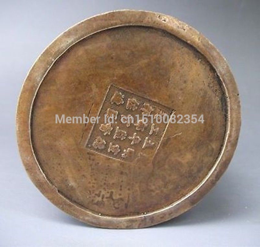 Chinese Bronzen gesneden Pen houder