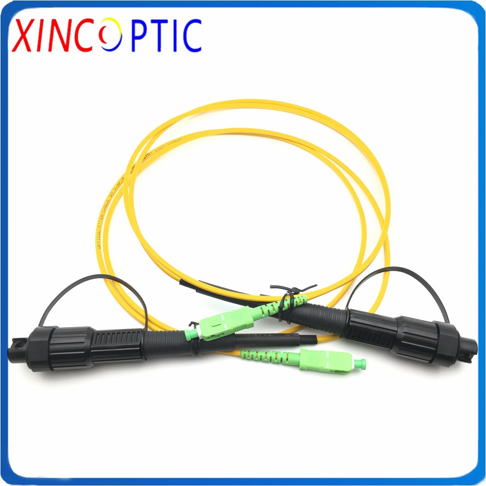 IP67 Waterproof Corning HUAWEI Mini SC/APC 1M 2M 3.0mm Yellow Cable to SC/APC OptiTap Jumper Optical Fiber Connector Patch Cord
