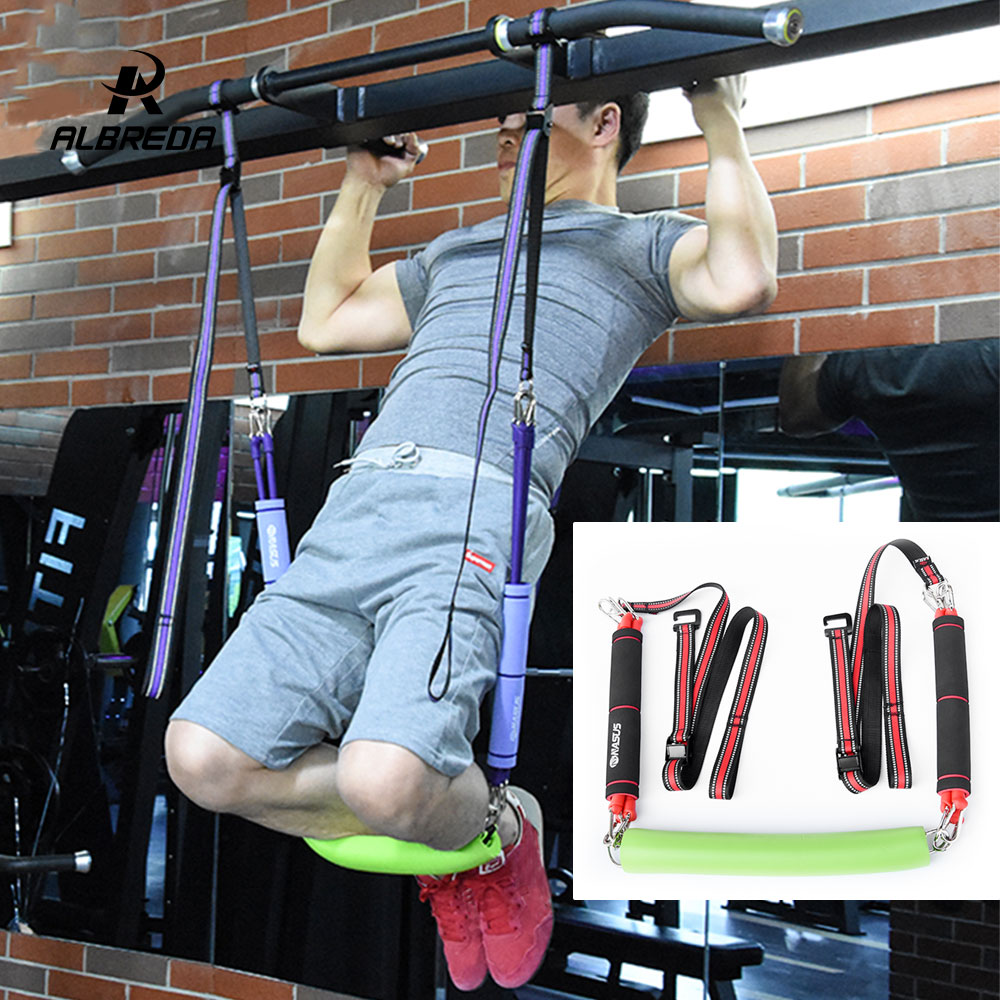 Sport fitness dør modstandsbånd pull up bar sejl stropper vandret stang hængende bælte hage op bar arm muskel træning