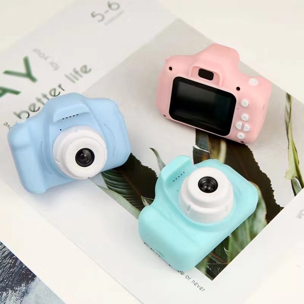 1080P HD Screen Children's Digital Camera with 8g Memory Card Photo Video Cute Camera Multifunctional Children Mini Camera