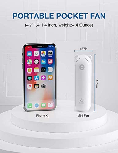 3 In 1 Handheld Mini Ventilator, Draagbare Usb Oplaadbare Kleine Pocket Fan, batterij Aangedreven Ventilator Met Power Bank, Zaklamp Functie