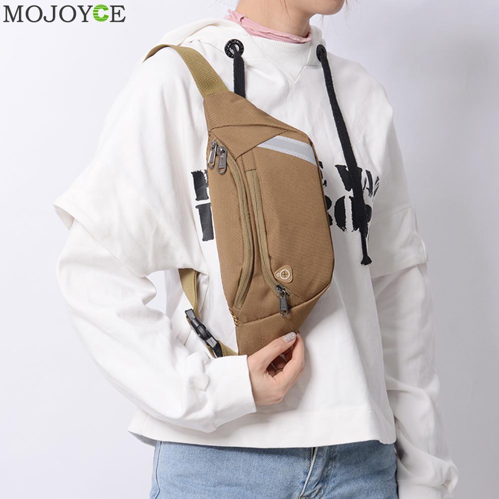 Nylon heuptasje dames heren buitensport camouflage borst crossbody schoudertas