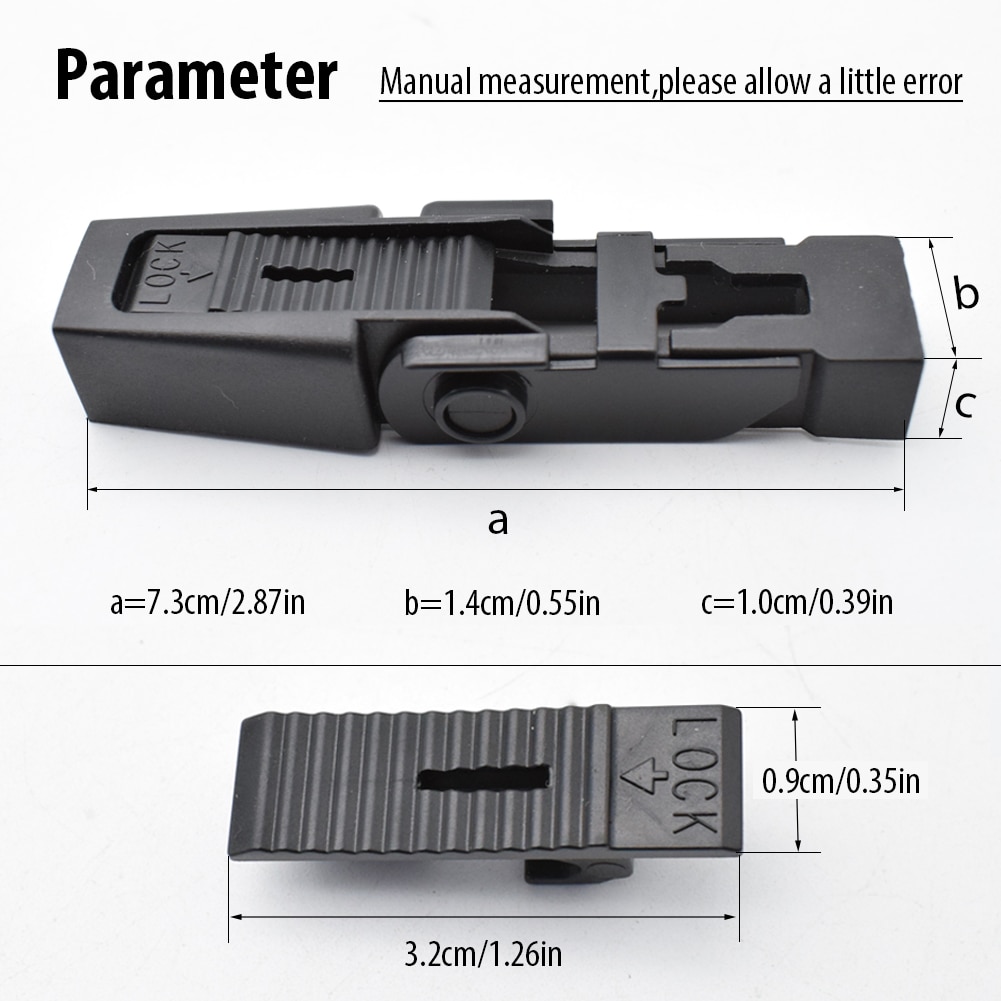 2Pcs Front Wiper Arm Blade Retaining Clip For Land Rover Discovery 2 Td5 1998 - 2004 Range Rover L322 2002 - OE# DKW100020