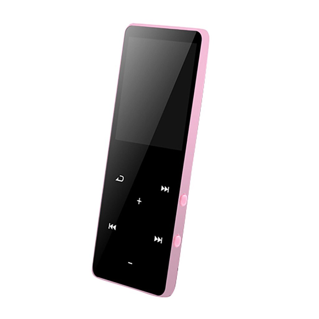 80 timmars spel mini bluetooth  mp4 spelare 4gb med fm media pek-tangent sport musikhögtalare videouppspelning sport walkman  a50: Rosa