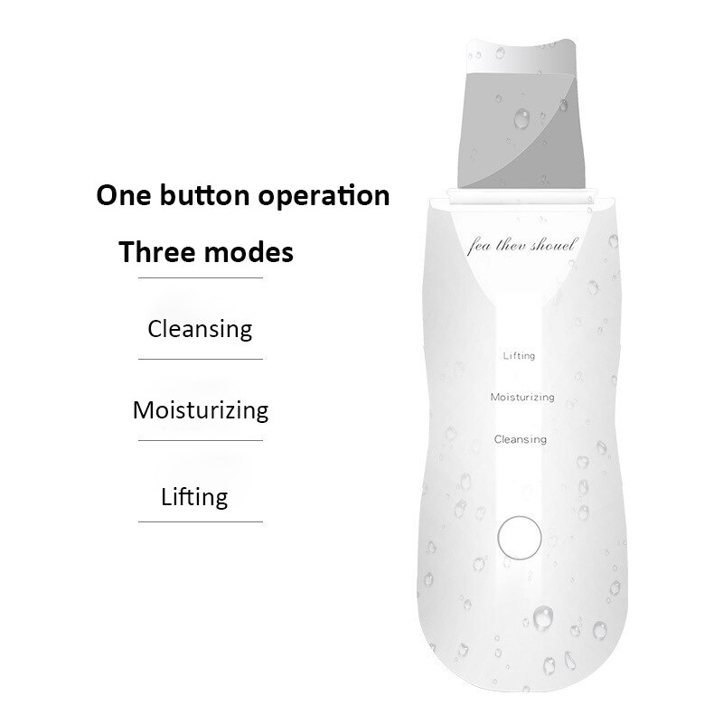 Ultrasonic Skin Scrubber Deep Facial Cleansing Blackhead Removal