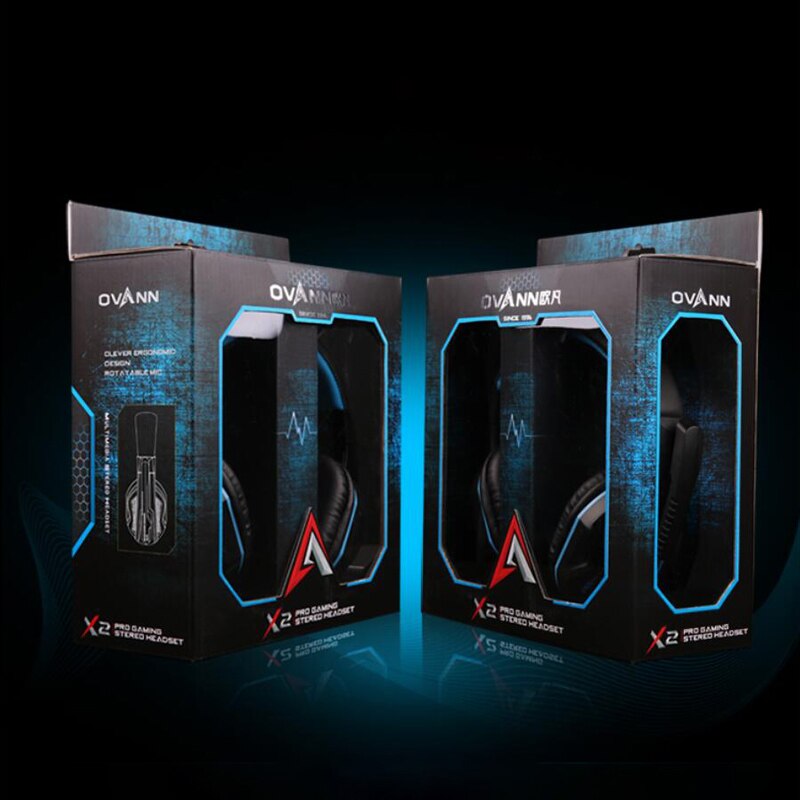 Ps4 gaming headsets, bekabelde headset, led-licht, gamer stereo headset, computerheadset voor  ps4 ps3 xbox heren